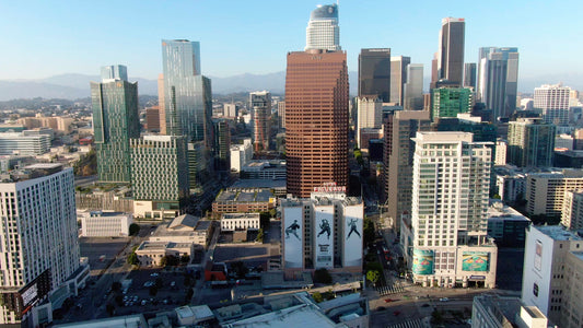 Los Angeles, California Drone Footage 024