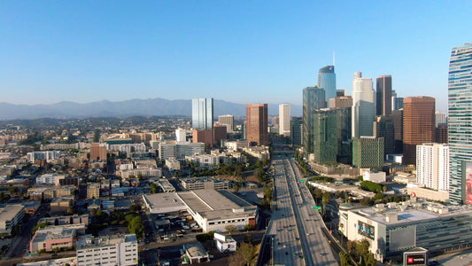 Los Angeles, California Drone Footage  027 B