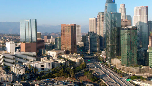 Los Angeles, California Drone Footage 027 C