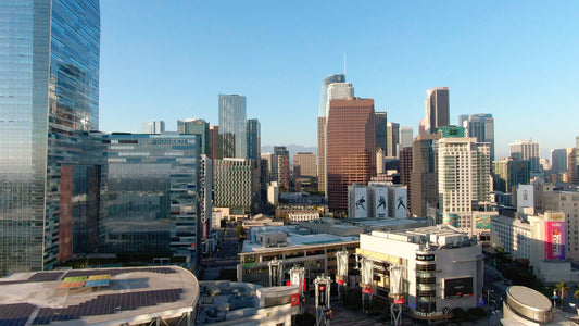 Los Angeles, California Drone Footage  029 B