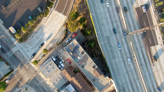 Los Angeles, California Drone Footage 032