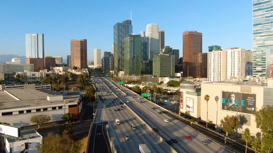 Los Angeles, California Drone Footage  032 B