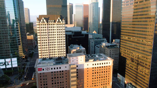 Los Angeles, California Drone Footage  034 B