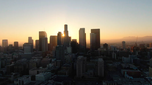 Los Angeles, California Drone Footage 040