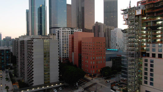Los Angeles, California Drone Footage 046