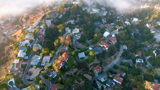 Los Angeles, California Drone Footage 052