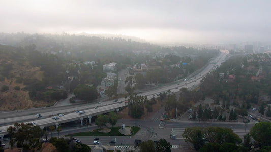 Los Angeles, California Drone Footage 058