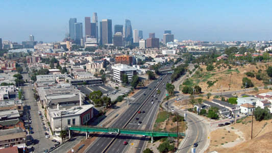 Los Angeles, California Drone Footage  075