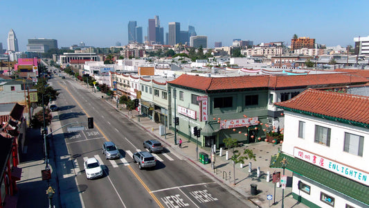 Los Angeles, California Drone Footage 076