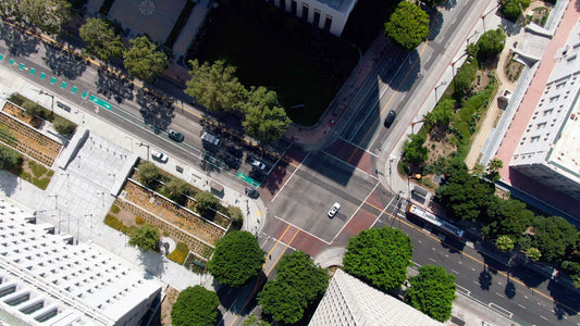 Los Angeles, California Drone Footage 082 B