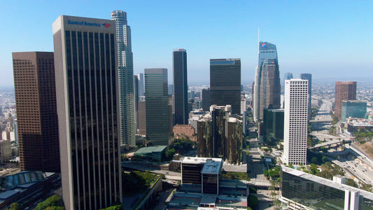 Los Angeles, California Drone Footage 087