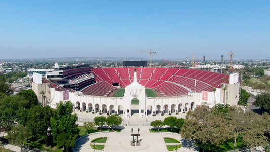 Los Angeles, California Drone Footage  091