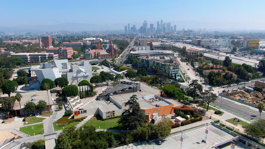 Los Angeles, California Drone Footage 096