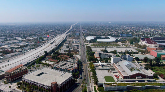 Los Angeles, California Drone Footage  097