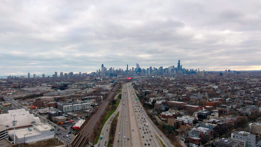 Chicago, Illinois Drone Footage 003