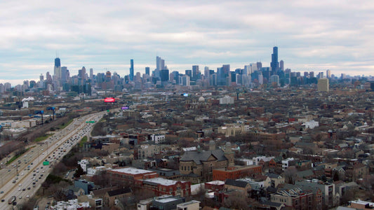 Chicago, Illinois Drone Footage 005