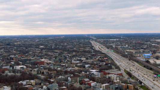 Chicago, Illinois Drone Footage  005 B