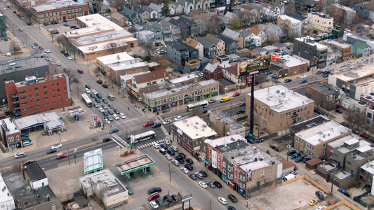 Chicago, Illinois Drone Footage 006