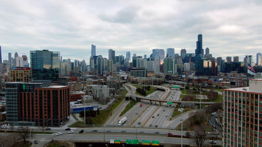 Chicago, Illinois Drone Footage 008