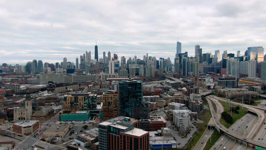 Chicago, Illinois Drone Footage 009