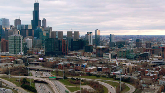 Chicago, Illinois Drone Footage 011