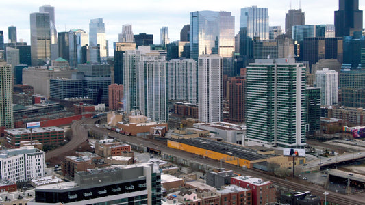 Chicago, Illinois Drone Footage 013