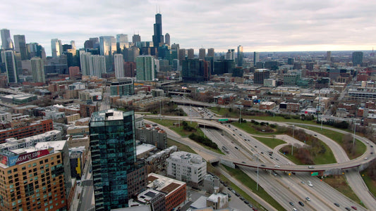 Chicago, Illinois Drone Footage 017