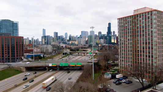 Chicago, Illinois Drone Footage 018