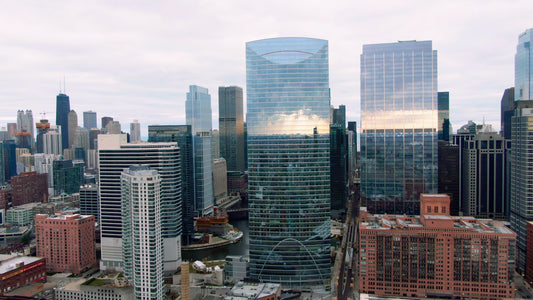 Chicago, Illinois Drone Footage 026 B