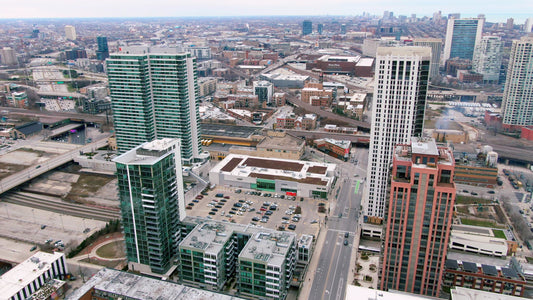 Chicago, Illinois Drone Footage 027