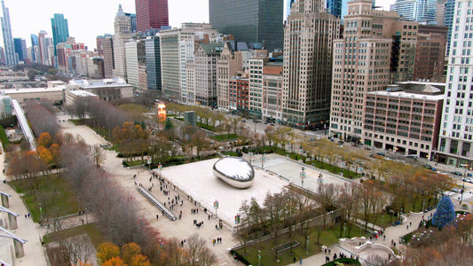 Chicago, Illinois Drone Footage 034