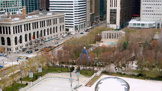 Chicago, Illinois Drone Footage 035 B