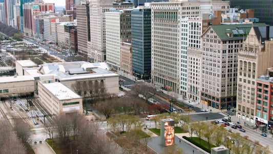 Chicago, Illinois Drone Footage 038