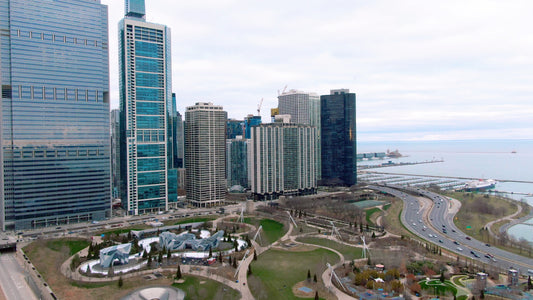 Chicago, Illinois Drone Footage 040