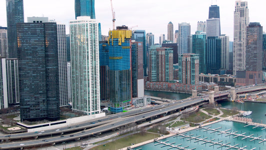 Chicago, Illinois Drone Footage  042