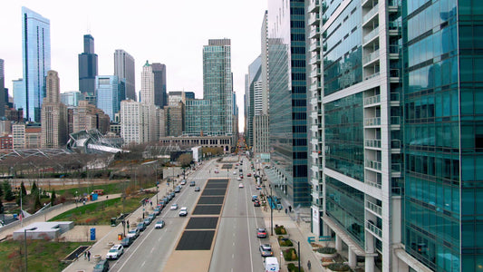 Chicago, Illinois Drone Footage 043