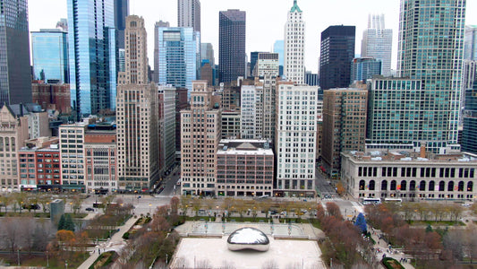Chicago, Illinois Drone Footage 045