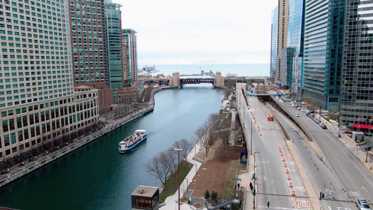 Chicago, Illinois Drone Footage 046