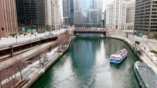 Chicago, Illinois Drone Footage 047