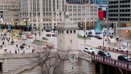 Chicago, Illinois Drone Footage 056