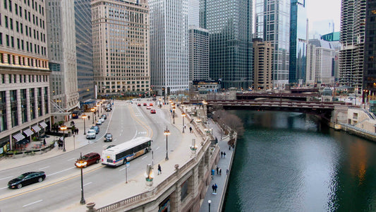 Chicago, Illinois Drone Footage 057