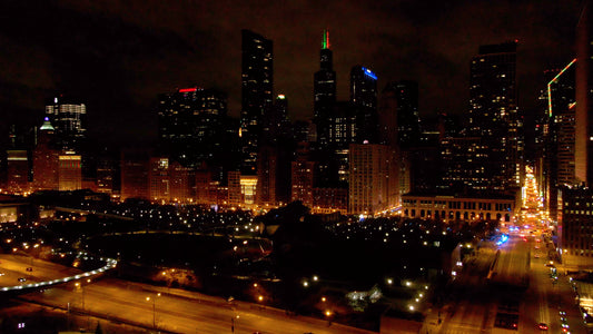 Chicago, Illinois Drone Footage 065