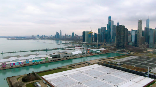 Chicago, Illinois Drone Footage 074