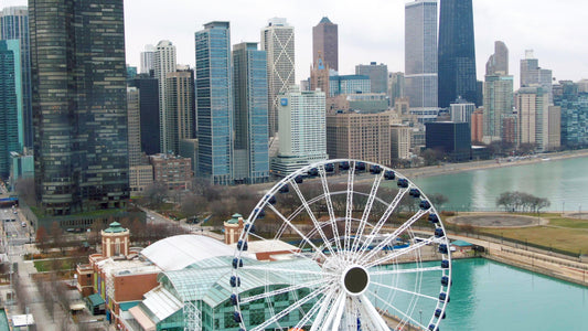 Chicago, Illinois Drone Footage 075 B