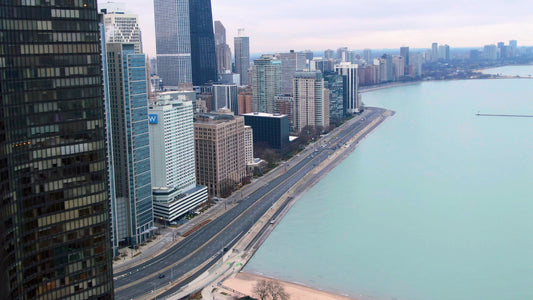 Chicago, Illinois Drone Footage 079