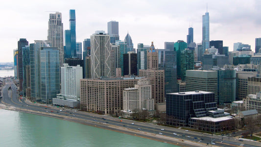 Chicago, Illinois Drone Footage 080