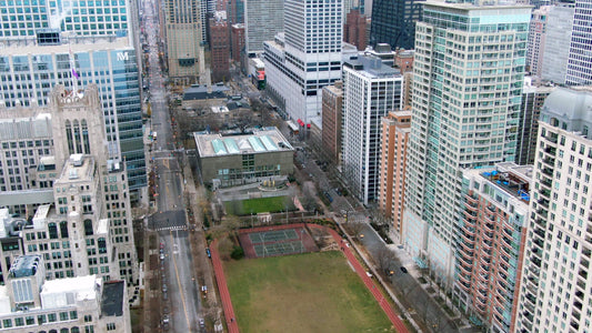 Chicago, Illinois Drone Footage 082