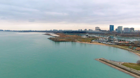 Chicago, Illinois Drone Footage 087 B