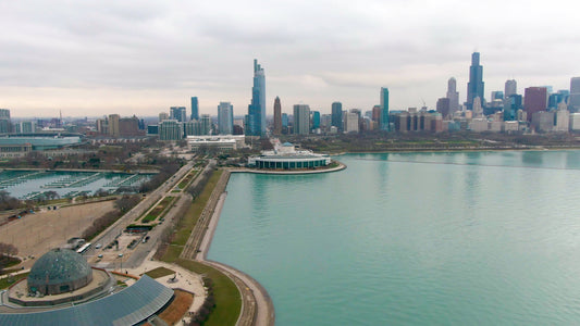 Chicago, Illinois Drone Footage  087 C
