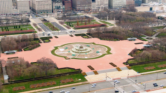 Chicago, Illinois Drone Footage 089